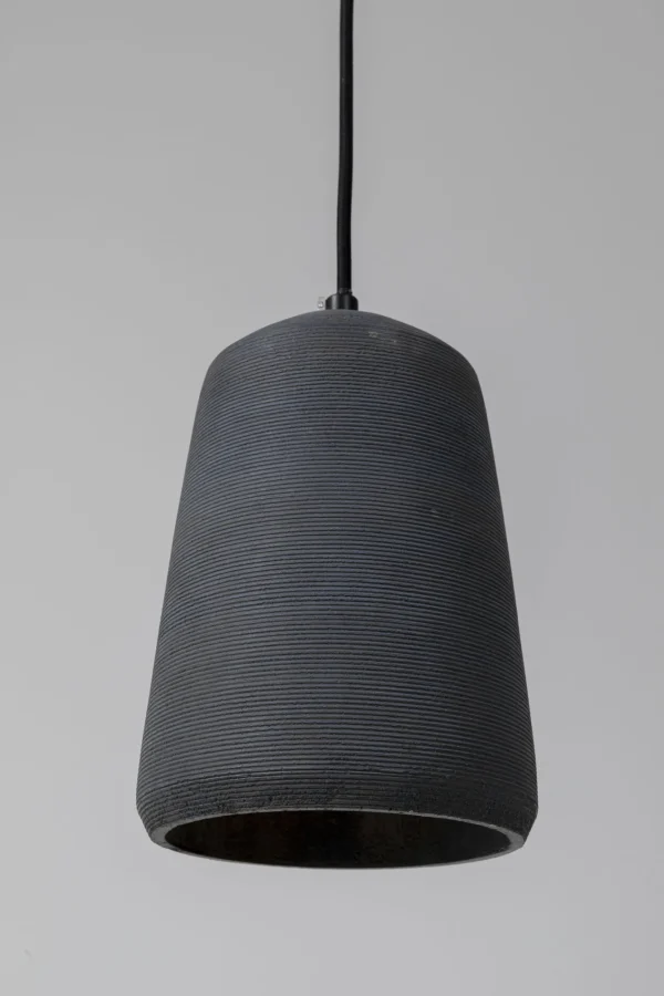 Lampadario Dining Concrete Nero Tre - KARE