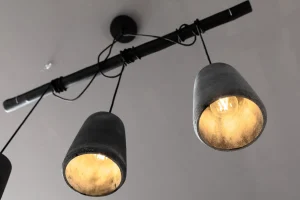 Lampadario Dining Concrete Nero Tre - KARE