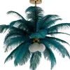 Lampadario Feather Palm verde Ø87cm - KARE