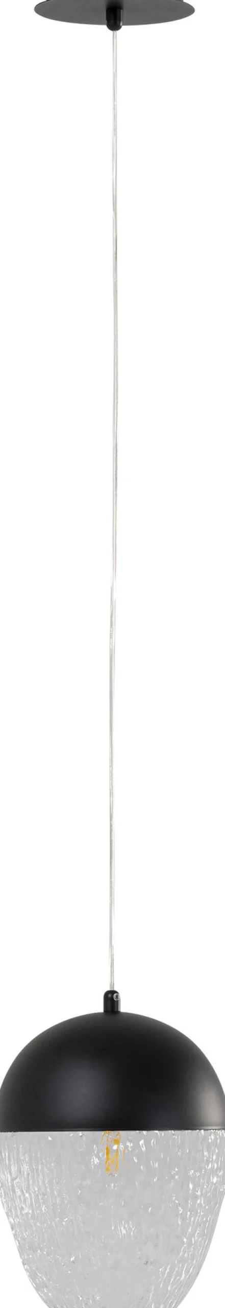 Lampadario Frozen nero opaco Ø20cm - KARE