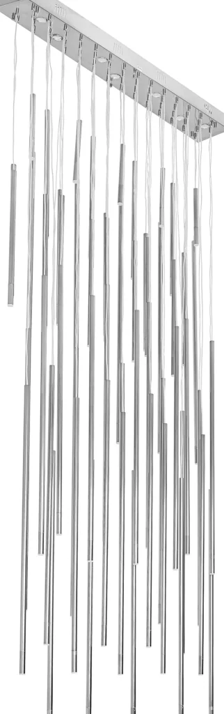 Lampadario Living Vegas Deluxe Cromo Led - KARE