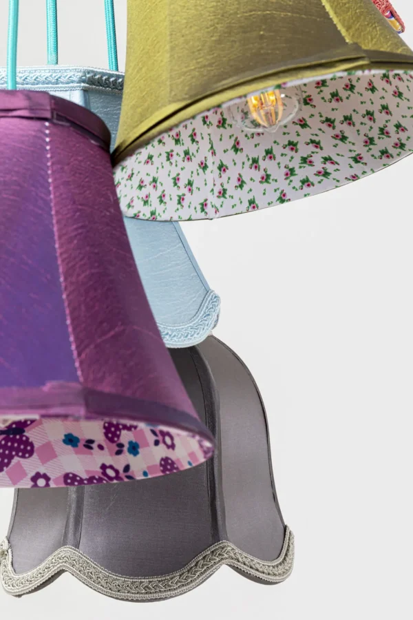 Lampadario Pendente  "Saloon Flowers 5" paralumi - KARE