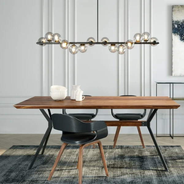 LAMPADARIO SCALA BALLS NERO 150CM - KARE