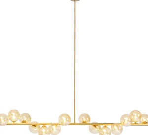 LAMPADARIO SCALA BALLS OTTONE 150CM - KARE