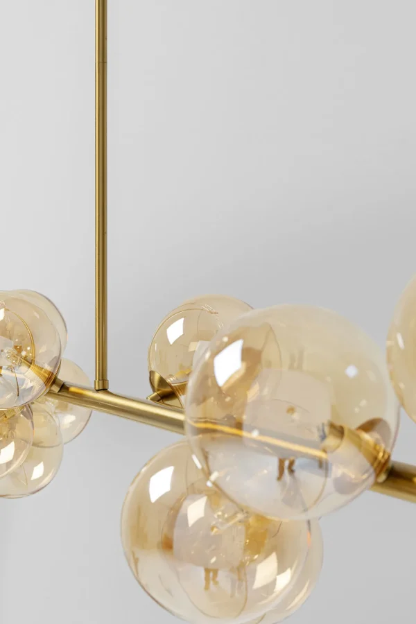 LAMPADARIO SCALA BALLS OTTONE 150CM - KARE
