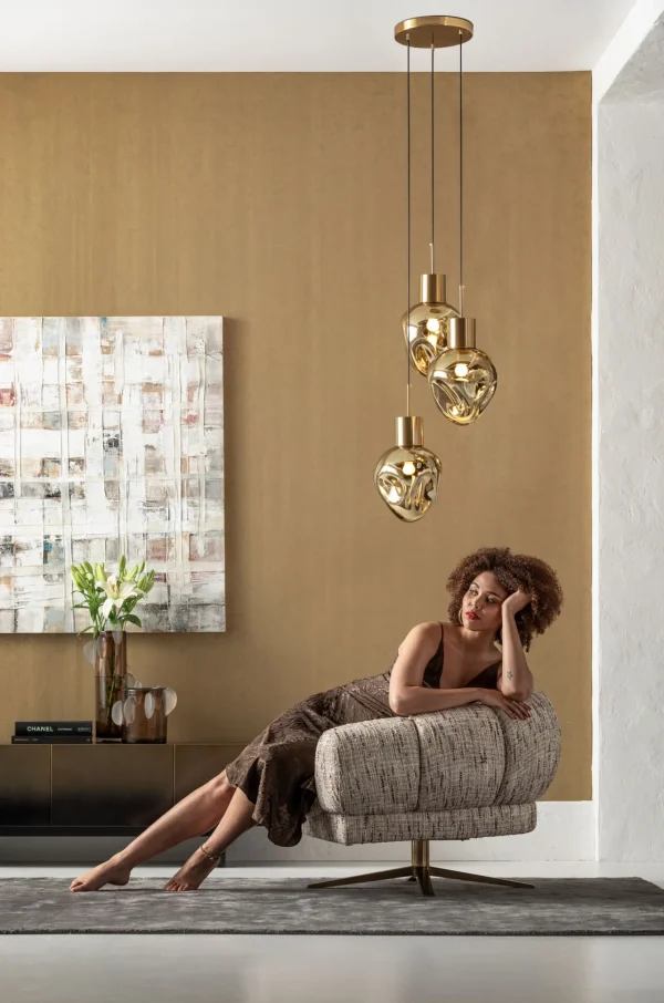 Lampadario Supernova Ambra Tre Ø45cm - KARE
