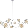 Lampadario Universe cromo 110cm - KARE