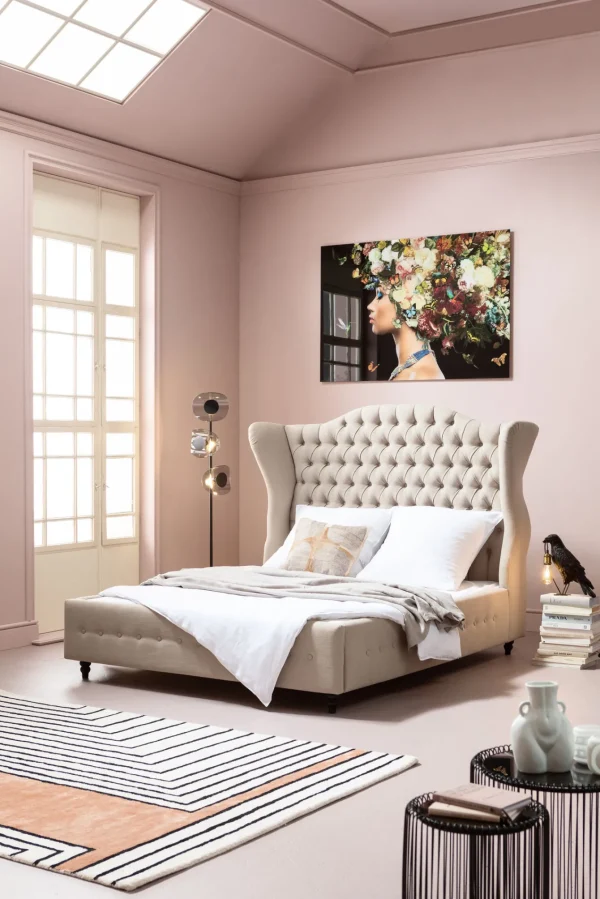 Letto City Spirit 160x200 Cm Lino Naturale - KARE