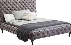 Letto Desire 160x200 Cm Grigio Argento - KARE