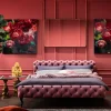 Letto Desire 180x200cm Velluto Rosa - KARE