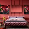 Letto Desire 160x200cm Velluto Rosa - KARE