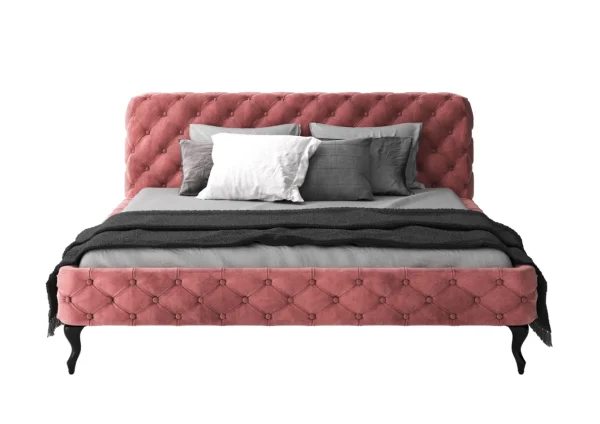 Letto Desire 180x200cm Velluto Rosa - KARE