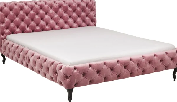 Letto Desire 180x200cm Velluto Rosa - KARE