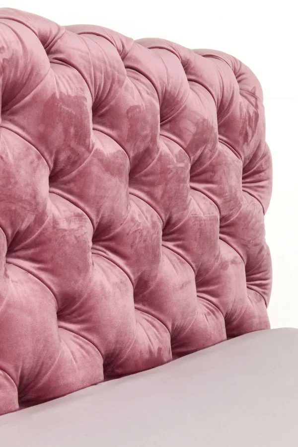 Letto Desire 180x200cm Velluto Rosa - KARE