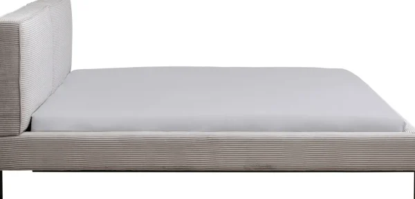 Letto East Side velluto a coste grigio 160x200 - KARE
