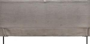 Letto East Side velluto a coste grigio 160x200 - KARE