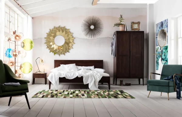 Letto In Legno Brooklyn Noce 180x200cm - KARE
