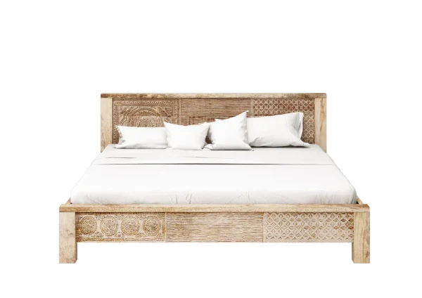 Letto In Legno Puro 180x200cm - KARE
