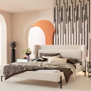 Letto Tivoli ecru 160x200 - KARE