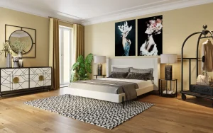 Letto Tivoli ecru 160x200 - KARE