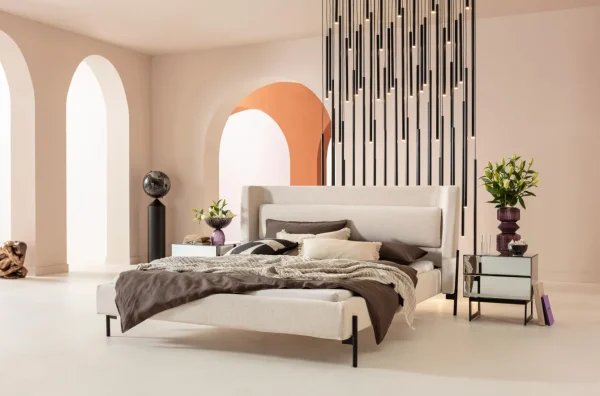 Letto Tivoli ecru 160x200 - KARE