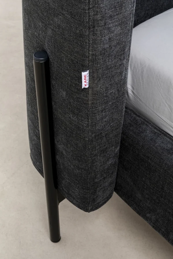 Letto Tivoli grigio 180x200cm - KARE