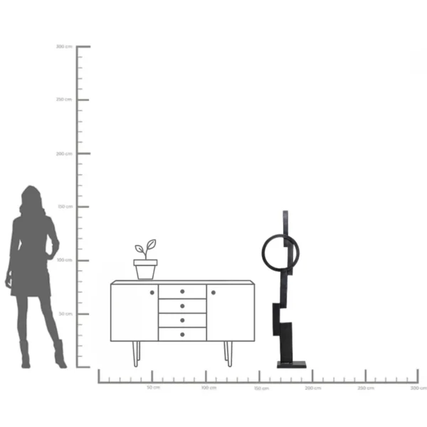 Oggetto decorativo / statua "Balance" h148cm - KARE