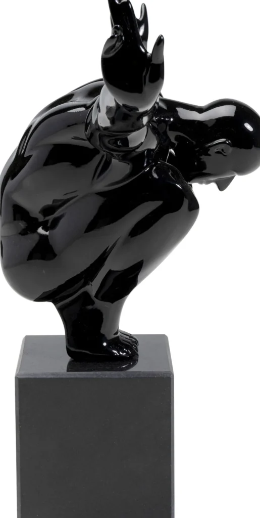 Oggetto decorativo Athlet nero piccolo - KARE