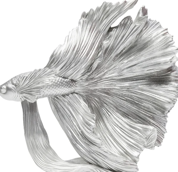 Oggetto Decorativo Betta Fish Argento Piccolo - KARE