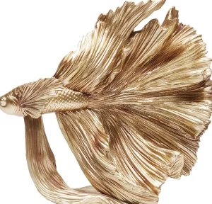 Oggetto decorativo Betta Fish oro piccolo - KARE