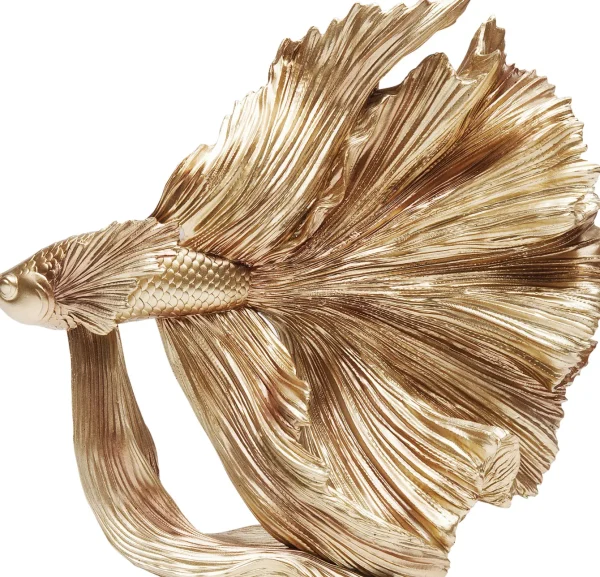 Oggetto decorativo Betta Fish oro piccolo - KARE