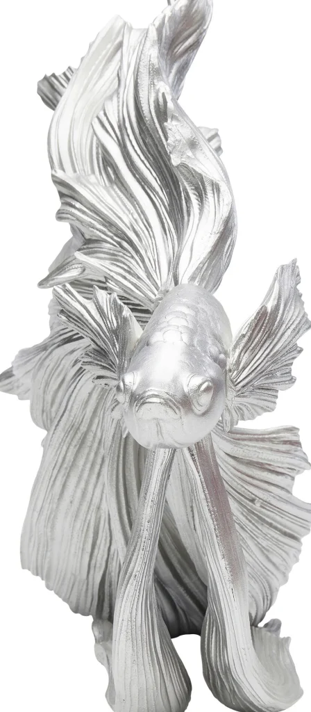 Oggetto Decorativo Betta Fish Argento Piccolo - KARE