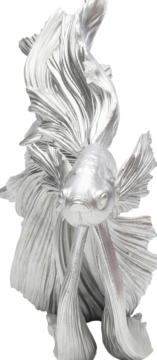 Oggetto Decorativo Betta Fish Argento Piccolo - KARE
