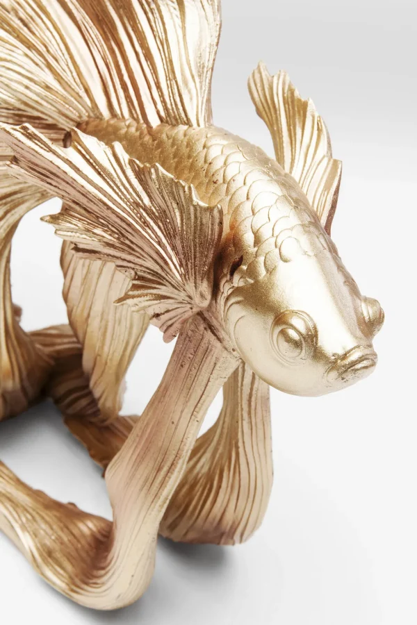 Oggetto decorativo Betta Fish oro piccolo - KARE