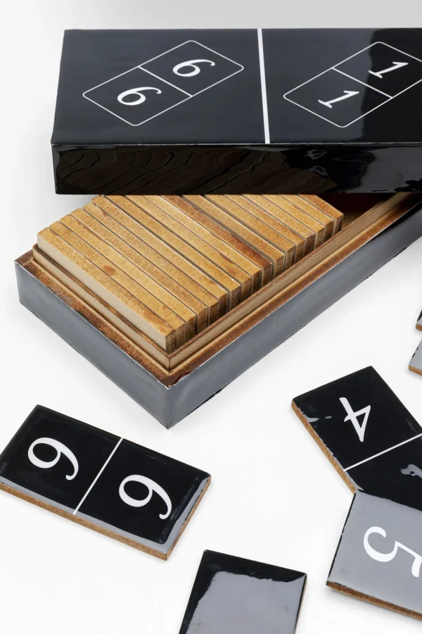 Oggetto decorativo Domino nero 24x7cm - KARE