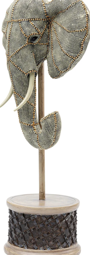 Oggetto decorativo Elephant Head Pearls 49 cm - KARE