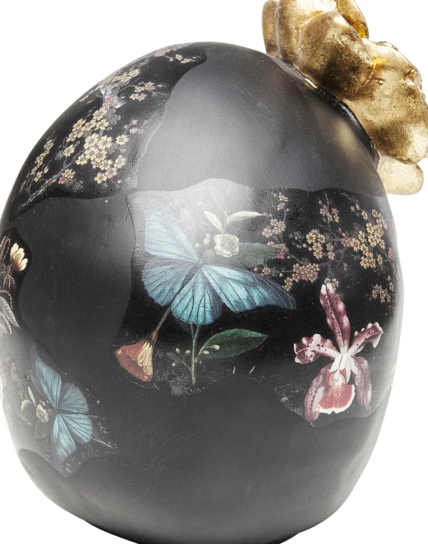 OGGETTO DECORATIVO FLOWER SKULL 22CM - KARE