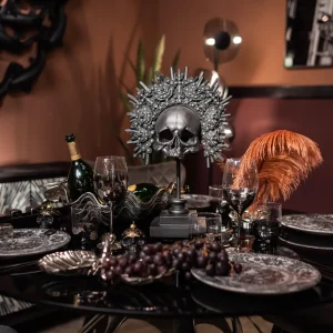 Oggetto Decorativo King Skull Nero - KARE