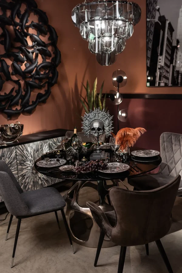 Oggetto Decorativo King Skull Nero - KARE
