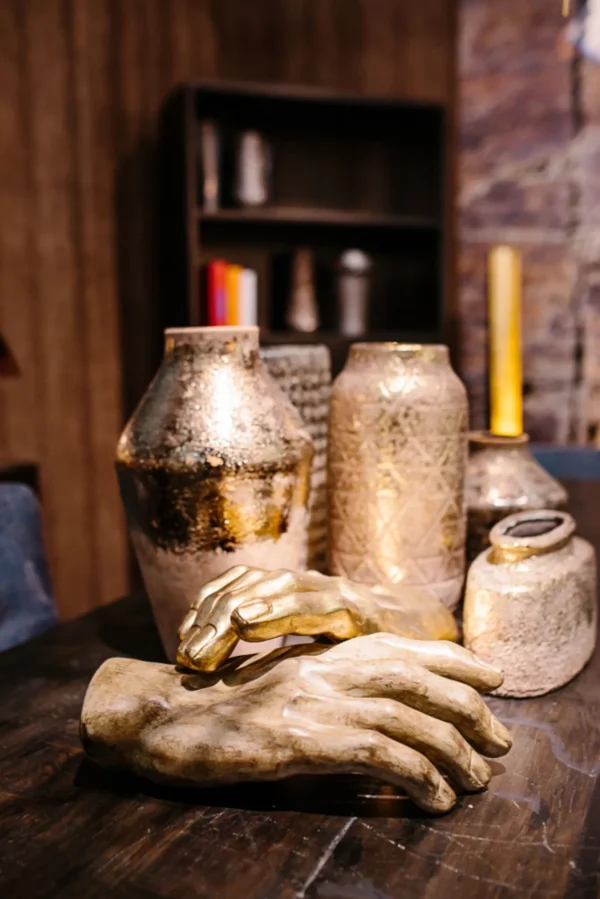 Oggetto decorativo Mano oro - KARE