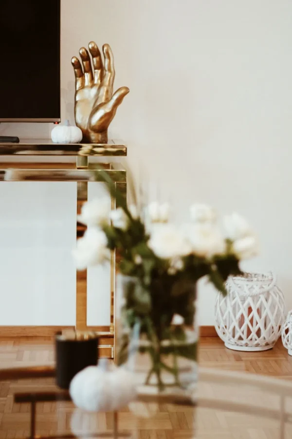 Oggetto decorativo Mano oro - KARE