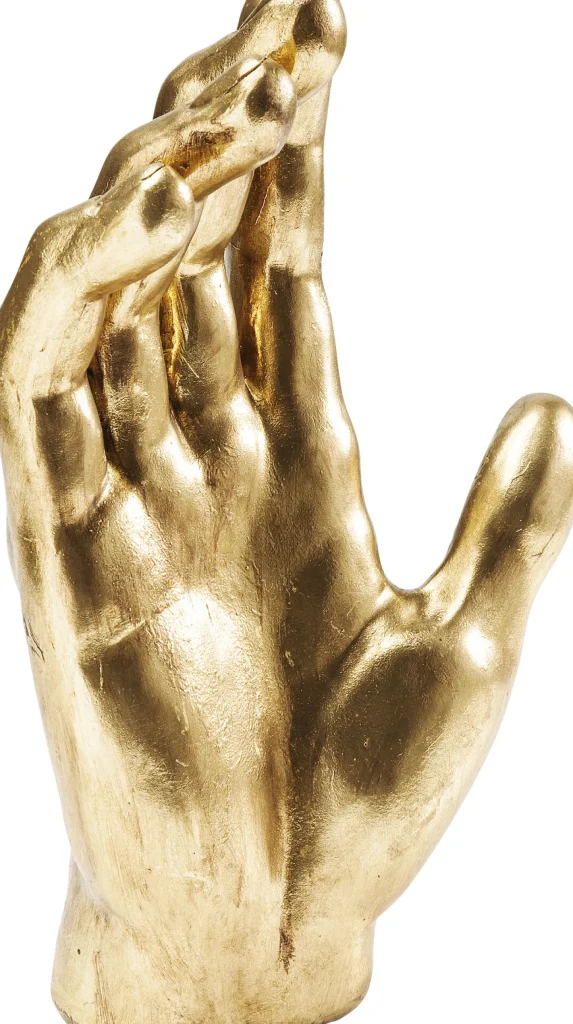 Oggetto decorativo Mano oro - KARE