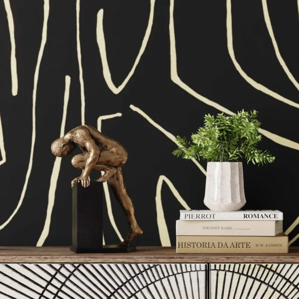 Oggetto decorativo Nude Man Stand rame 35cm - KARE