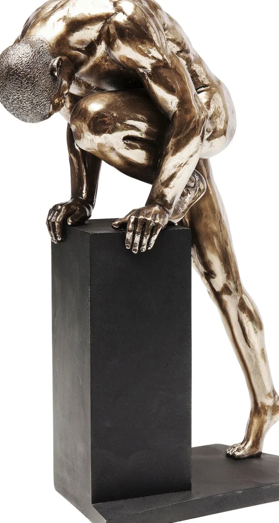 Oggetto decorativo Nude Man Stand rame 35cm - KARE
