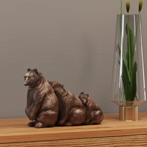 Oggetto decorativo Relaxed Bear Family - KARE