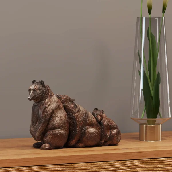 Oggetto decorativo Relaxed Bear Family - KARE