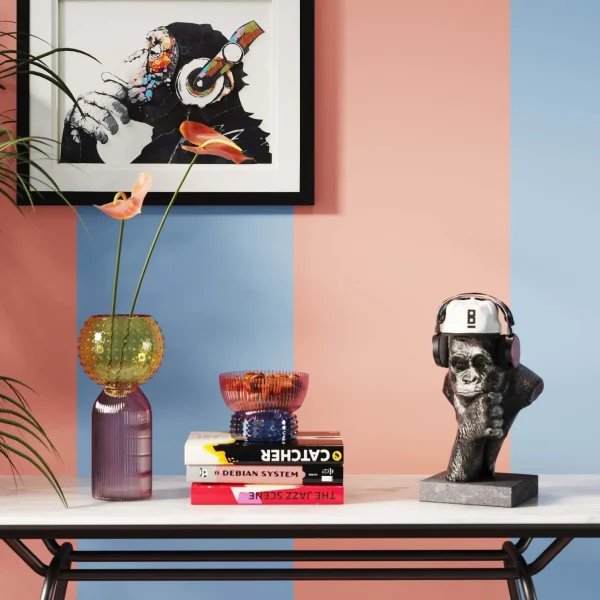 Oggetto decorativo Thinking Gorilla Head 49cm - KARE
