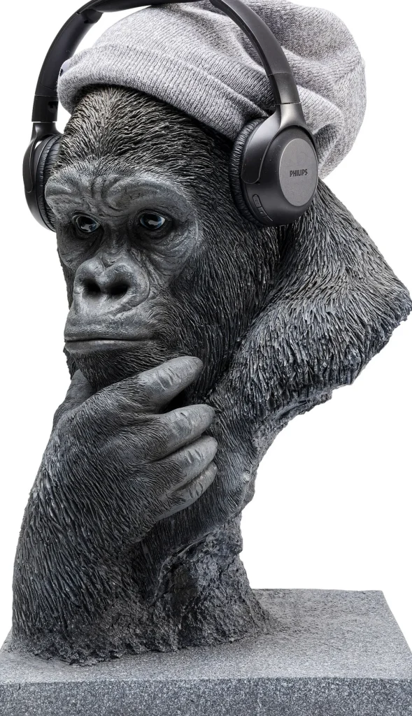 Oggetto decorativo Thinking Gorilla Head 49cm - KARE