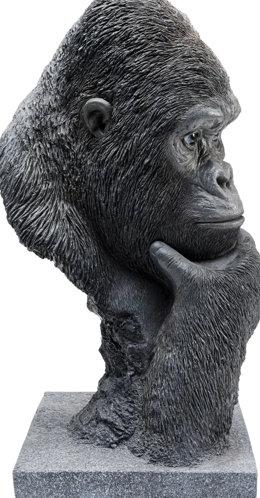Oggetto decorativo Thinking Gorilla Head 49cm - KARE