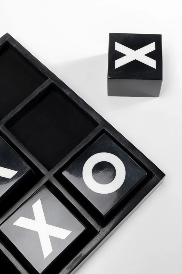 Oggetto decorativo Tic Tac Toe nero/bianco - KARE
